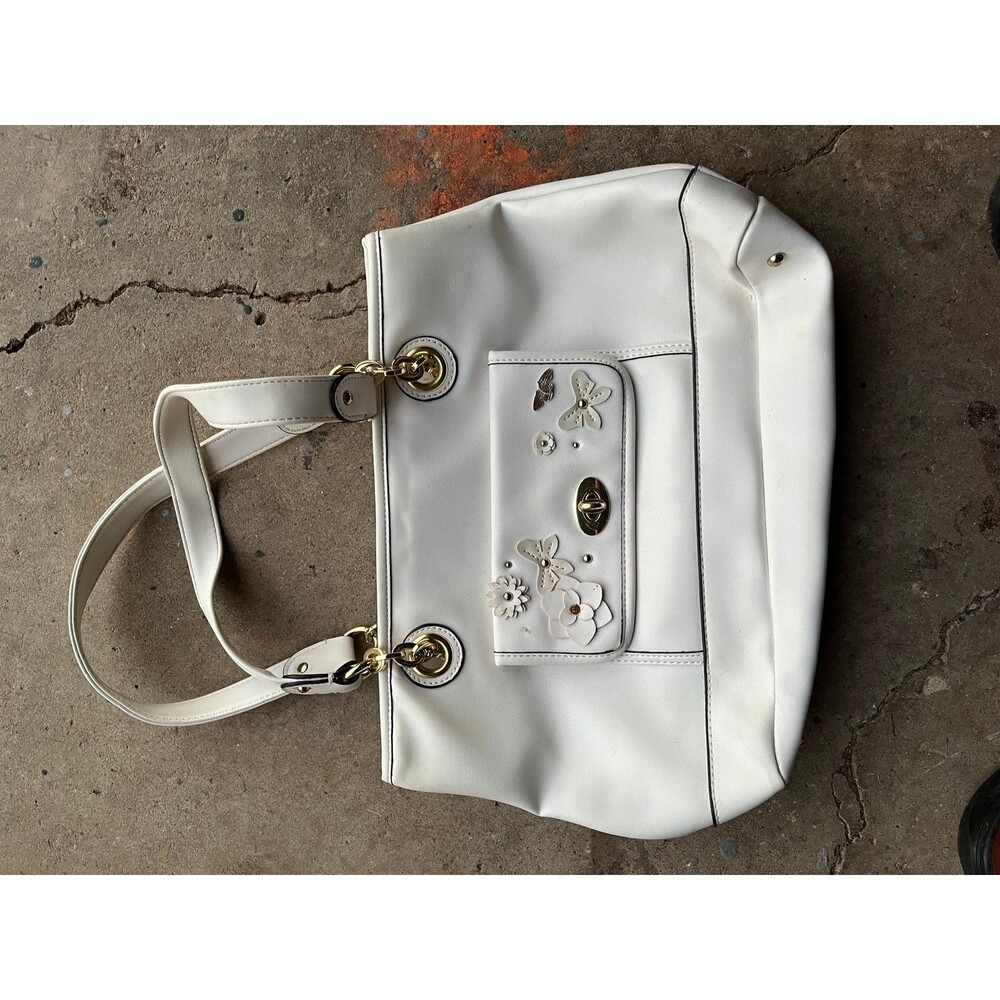 Liz Claiborne white purse